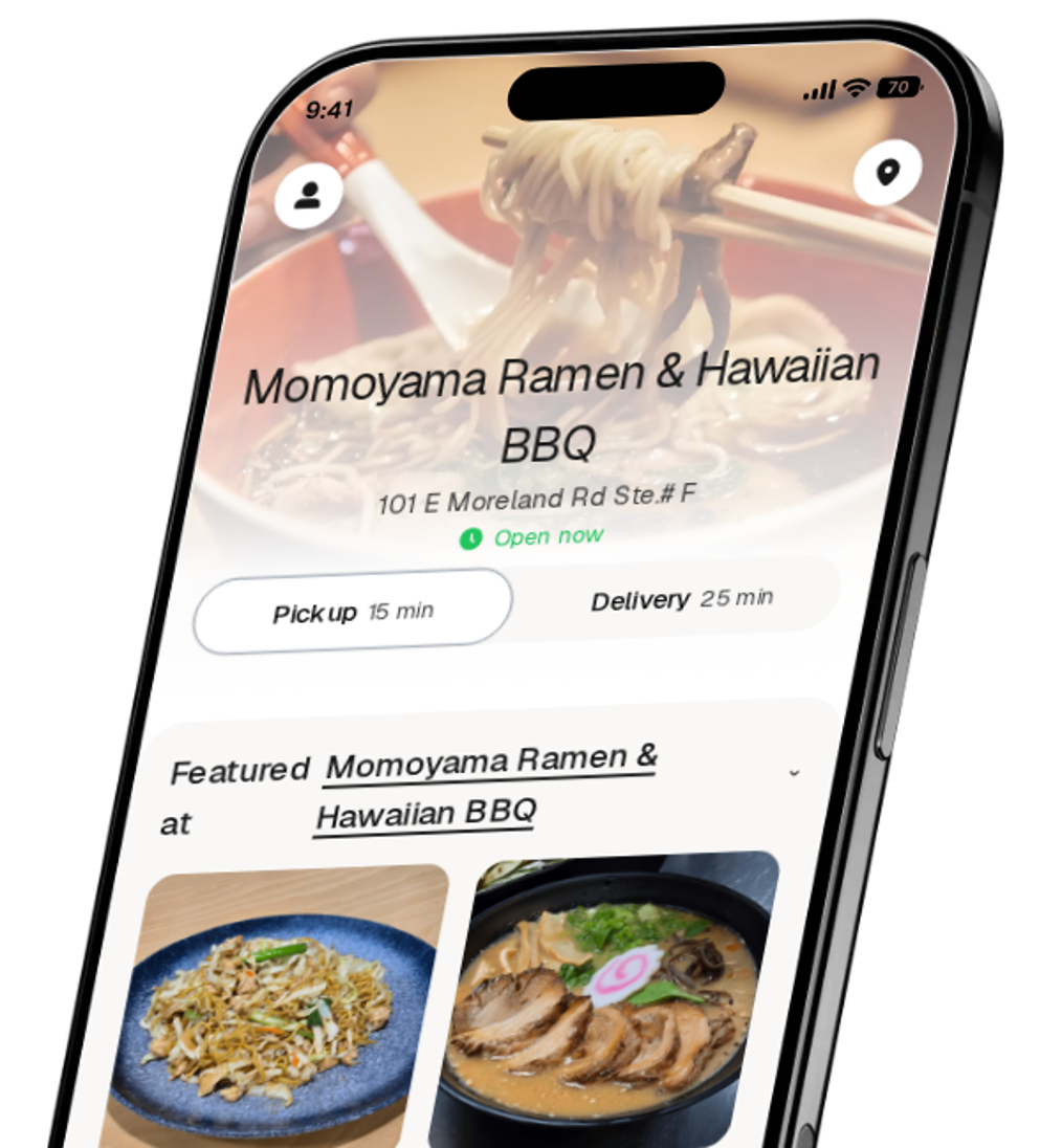Momoyama Ramen & Hawaiian BBQ app preview