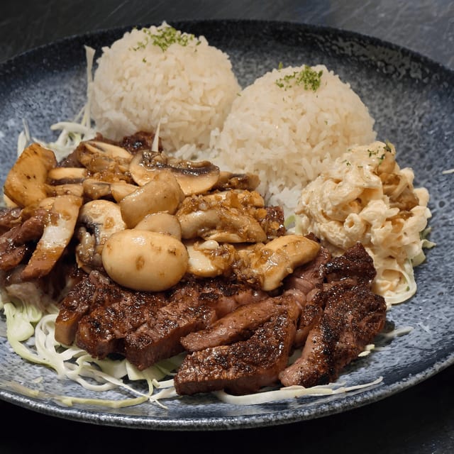Rib Eye Steak.