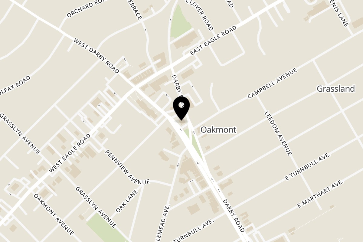 Map showing the location of Momoyama Ramen & Hawaiian BBQ Havertown on 2305 Darby Rd in Havertown