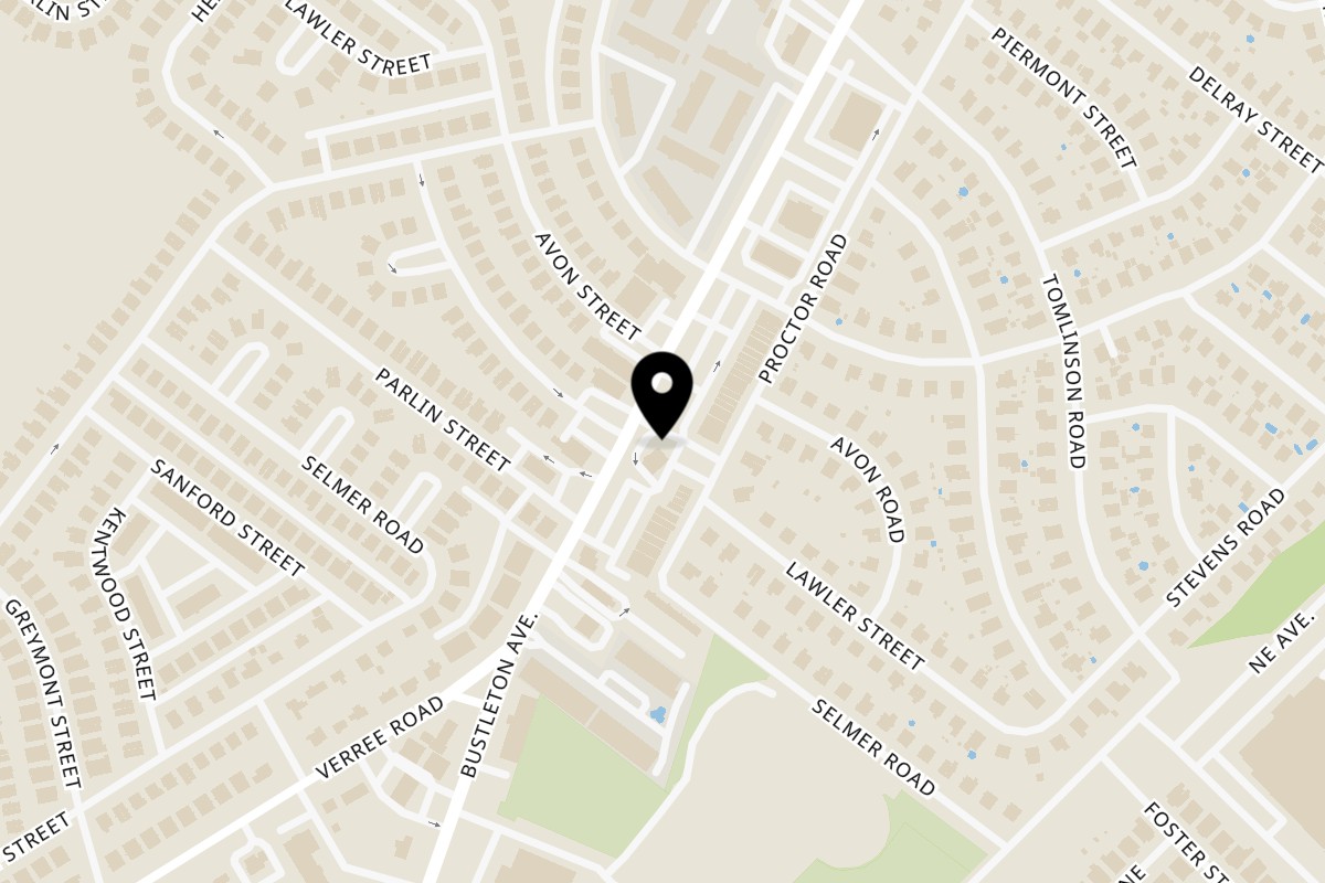 Map showing the location of Momoyama Ramen & Hawaiian BBQ Philadelphia on 10763 Bustleton Ave in Philadelphia